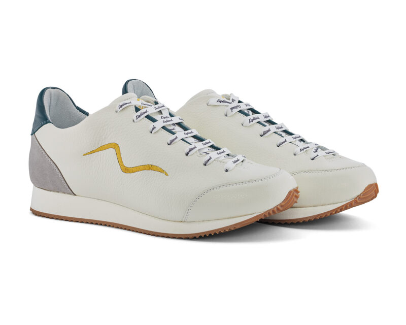 ST 03 Verde: sneakers artigianali camoscio